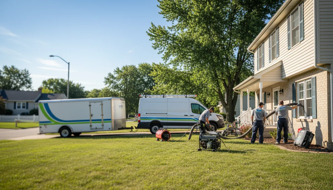 Flooded Basement Restoration And Cleanup With Repair in Spencer, IA near me